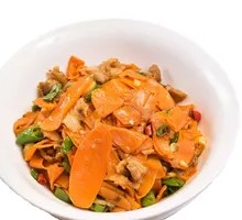 Carrot and Pork Rice Bowl