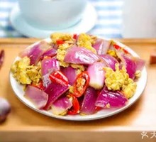 Onion and Egg Rice Bowl