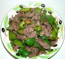 青椒炒牛肉