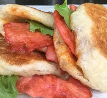 Pork tenderloin sandwich