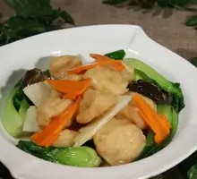 Three Delicacies Fried Wheat Gluten