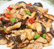 Stir-fried Pork with Mushrooms