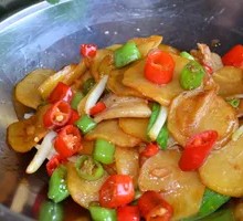 Spicy Potatoes in Dry Pot