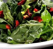 Scallion Oil Spinach