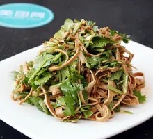 Cilantro Tofu Skin Salad