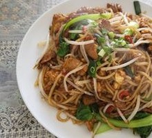 Pork and Egg Fried Rice Noodles