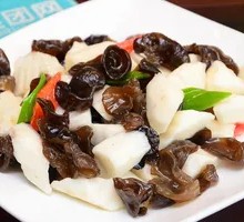 Chinese Yam and Wood Ear Mushroom