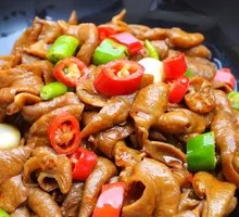 Spicy Pork Intestines Stir-fry