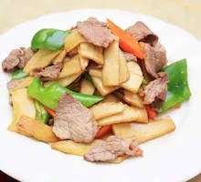 Stir-fried Pork with King Oyster Mushrooms