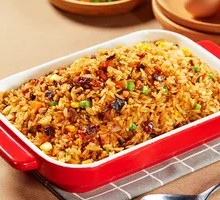 Shiitake Mushroom and Pork Sauce Fried Rice with Free-range Eggs