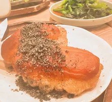 Crispy Fried Dough with Glutinous Rice Cake
