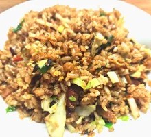 Shiitake Mushroom and Pork Sauce Fried Rice