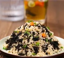 Laver and Shrimp Fried Rice