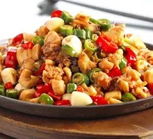 Dry Pot Chicken Cubes