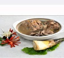 Fresh Bamboo Shoot and Pork Rib Rice