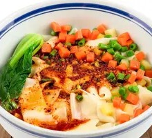 White Deer Oil泼 Noodles