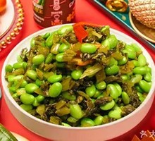 Bamboo Shoots Stir-Fried with Edamame