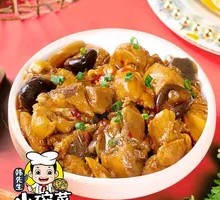 Chicken Stewed with Mushrooms