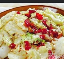 Cabbage Sichuan Pork Bucket Rice