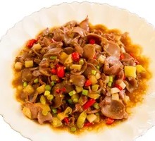 Spicy and Sour Chicken Gizzard Rice Bowl