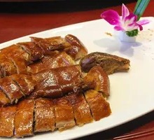 Vegetable Rice with Spicy Crispy Duck