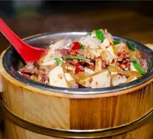 Fried Tofu with Preserved Pork
