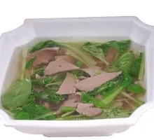Spinach and Pork Liver Soup