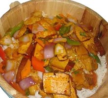 Fried Pork with Tofu Skin