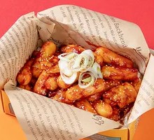 Spicy Cheese Rice Cake Stir-Fry