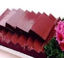 Chicken and Duck Blood Stir-fry