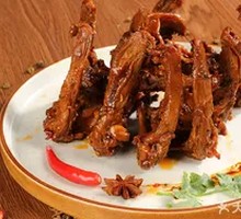 Sweet and Spicy Duck Neck Bones