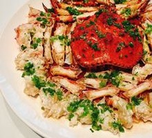 Scallion Oil King Crab
