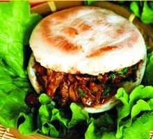 Green Pepper and Pork Wrap