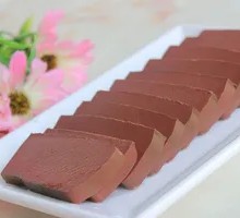 Duck Blood with Vegetables