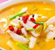 Sour Soup Black Fish Slices