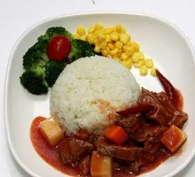 Beef and Potato Rice
