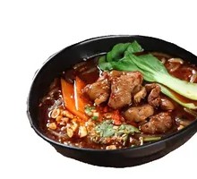 Braised Pork Intestines with Rice Noodles