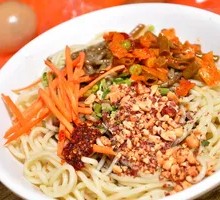 肉沫干拌面