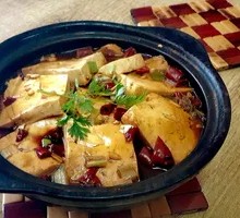 Braised Tofu with Brown Sauce