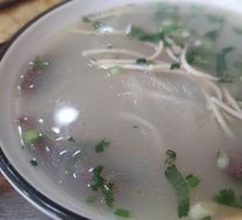 Two Bowls of Donkey Meat Soup
