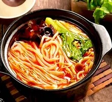 Enoki Noodle Soup