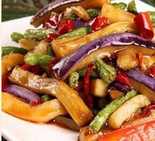 Eggplant and Green Beans Stir-fry