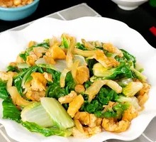 Sautéed Napa Cabbage with Pork Cracklings