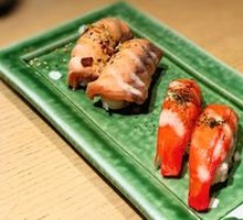 Grilled Salmon Sushi