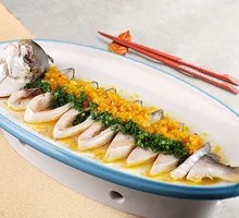 Steamed Bluefin Pomfret