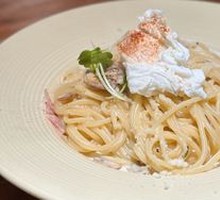 Bacon Mushroom Cream Pasta