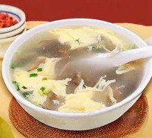 Pinggu Meat Thread Egg Soup