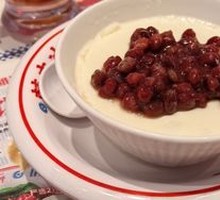 Red Bean Double-Layer Milk Pudding