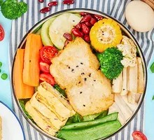 Warm Winter Pan-Seared Fish Fillet Salad