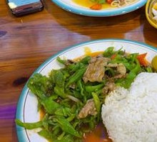 Green Pepper Shredded Pork Rice